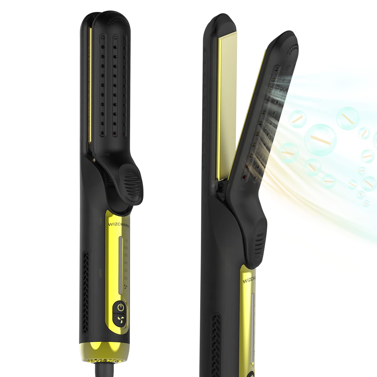Plancha y rizador de cabello con rizador Airflow Styler de 360° para todos los estilos con salidas de aire de refrigeración